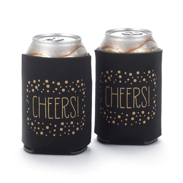 Hortense Hewitt Hortense B. Hewitt 55140 Polka Dot Can Coolers - Pack of 2 - 55140