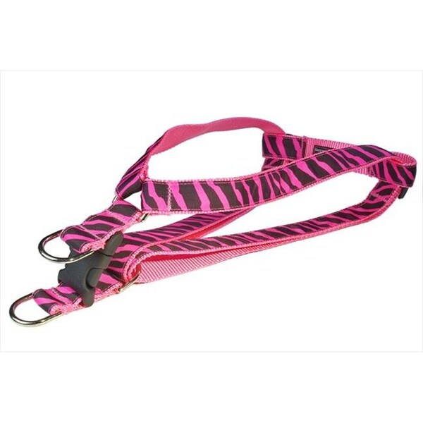 Sassy Dog Wear Sassy Dog Wear ZEBRA-PINK3-H Zebra Dog Harness; Pink - Medium - ZEBRA-PINK3-H