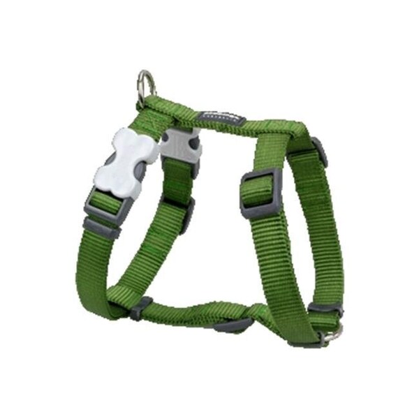 Red Dingo Red Dingo DH-ZZ-GR-SM Dog Harness Classic Green; Small - DH-ZZ-GR-SM