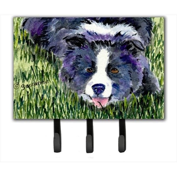 Carolines Treasures Carolines Treasures SS8836TH68 Border Collie Leash Holder Or Key Hook - SS8836TH68