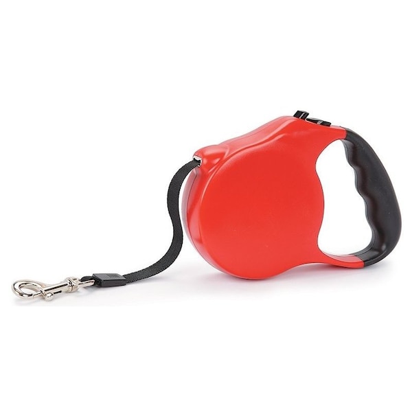 Casual Canine Belted Retractable Lead, 16 ft L, Red, Large - 11612 16 83