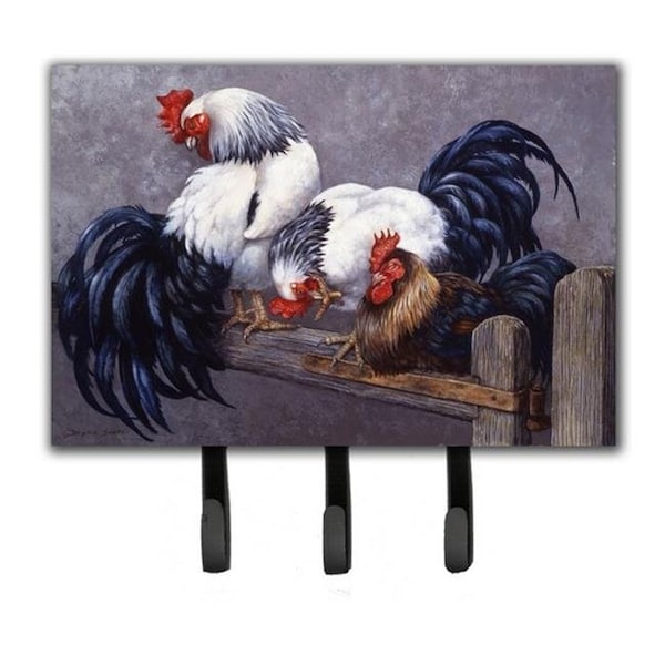 Carolines Treasures Carolines Treasures BDBA0208TH68 Roosters Roosting Leash or Key Holder - BDBA0208TH68