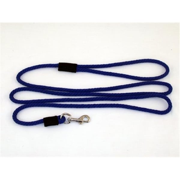 Soft Lines Soft Lines P10406ROYALBLUE Small Dog Snap Leash 0.25 In. Diameter By 6 Ft. - Royal Blue - P10406ROYALBLUE