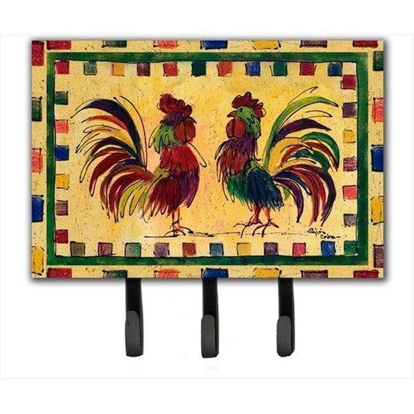 Carolines Treasures Carolines Treasures 8062TH68 Bird Rooster Leash Holder or Key Hook - 8062TH68