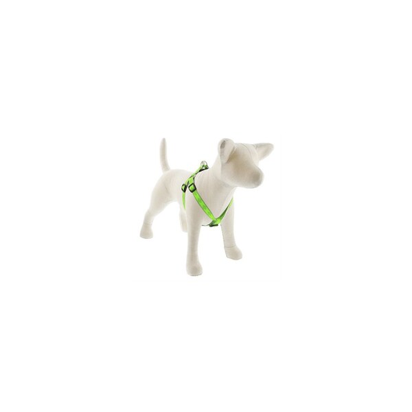 Lupine Step-In Medium Dog Harness, Reflective Green Diamond Pattern, 3/4 x 20 - 30-In. - 48145