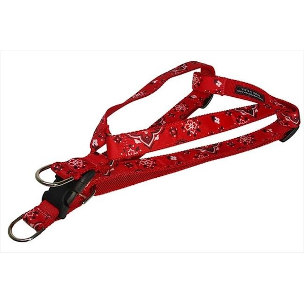 Fly Free Zone Bandana Dog Harness; Red - Large - FL511033