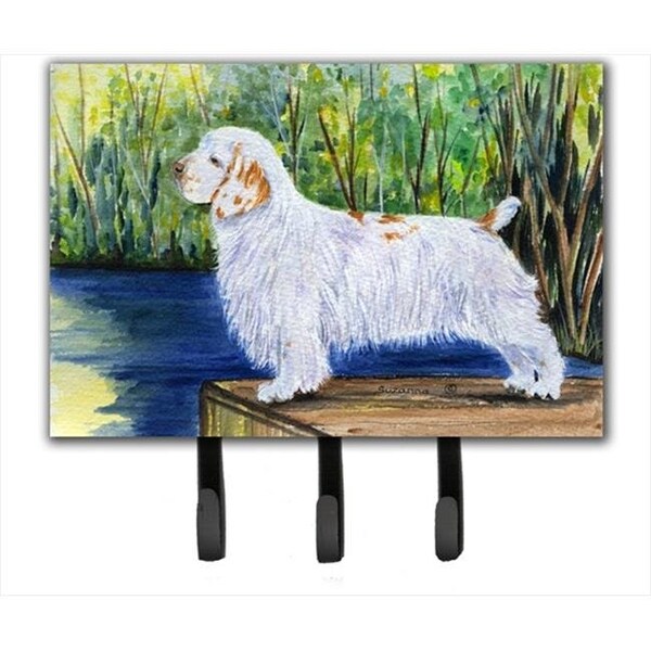 Carolines Treasures Carolines Treasures SS8261TH68 Clumber Spaniel Leash Holder Or Key Hook - SS8261TH68