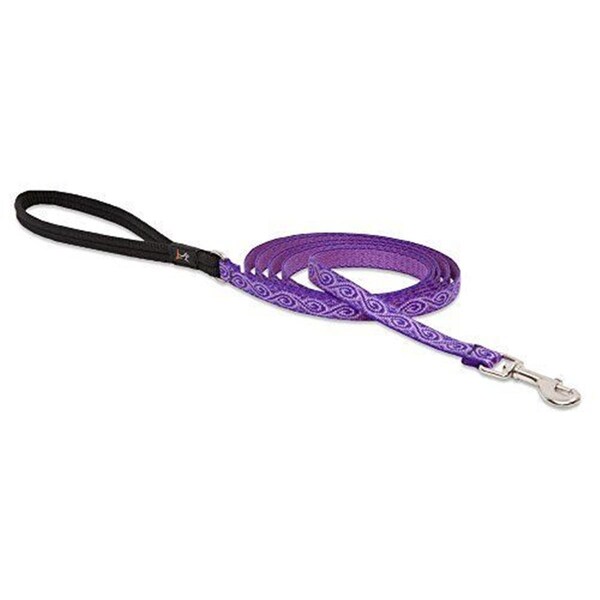 Lupine Pet Lupine 0.5 x 6 in. Jelly Roll Dog Leash - 223730
