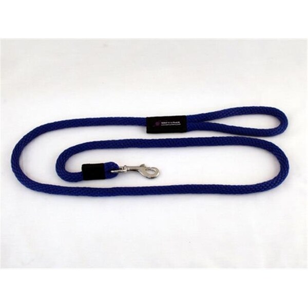 Soft Lines Soft Lines P11010ROYALBLUE Dog Snap Leash 0.62 In. Diameter By 10 Ft. - Royal Blue - P11010ROYALBLUE