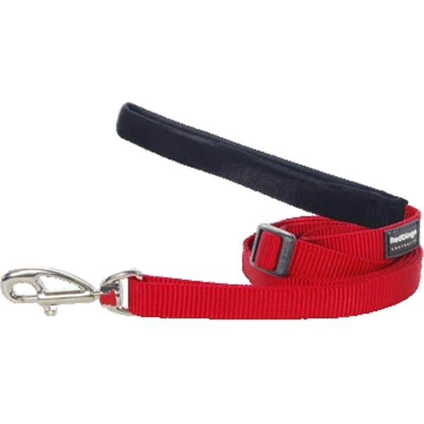 Red Dingo L6-ZZ-RE-ME Dog Lead Classic Red- Medium - L6-ZZ-RE-20