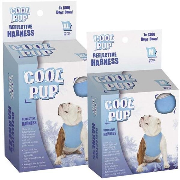 Petedge Cool Pup Reflective Cooling Harnesses; 2XL - Blue - ZA1789 30 191