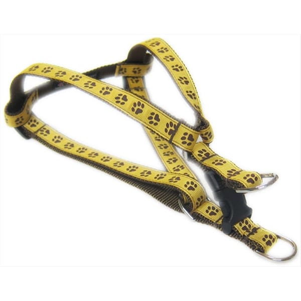 Flyfree Puppy Paws Dog HarnessYellow & Brown Medium - FL511896