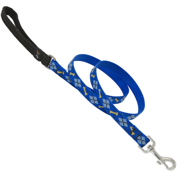 Lupine LupinePet Original Designs Multicolor Dapper Dog Nylon Dog Leash - 41809