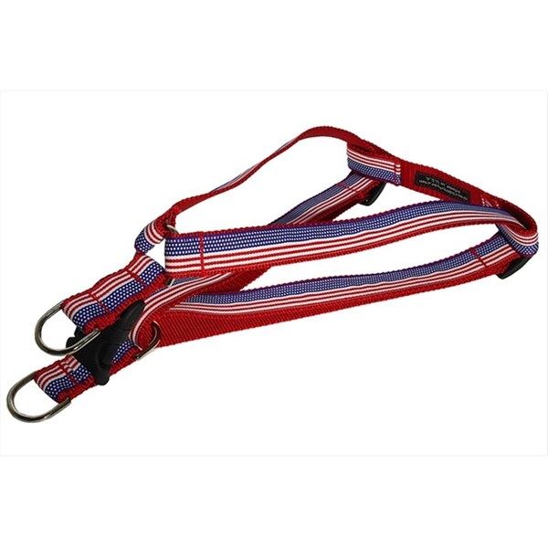 Sassy Dog Wear American Flag Dog Harness - Medium - SA455471