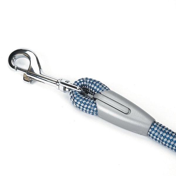 Guardian Gear Reflective Rope Lead, 6 ft L, Blue, Fastening Method: Clasp - ZA9909 06 19