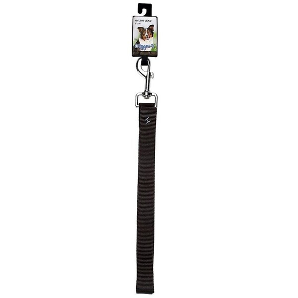 Diggers Lead, 72 in L, 1 in W, Nylon Line, Black - 2957203