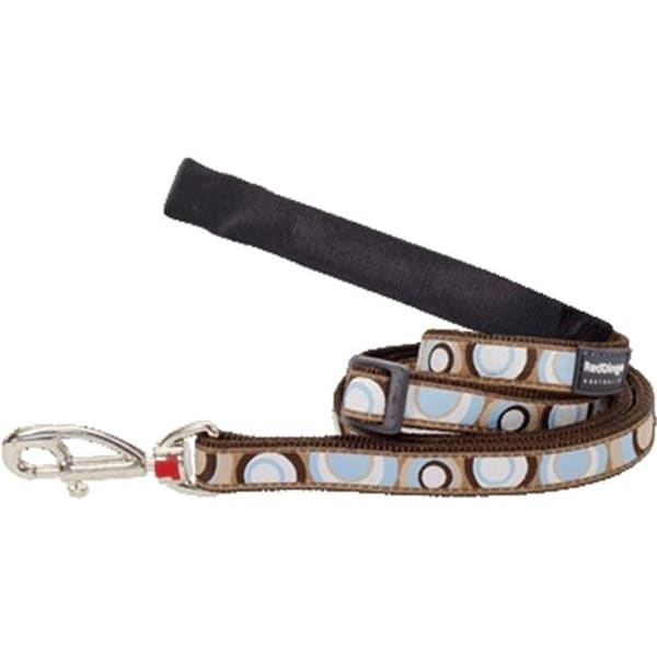 Red Dingo Red Dingo L6-CI-BR-SM Dog Lead Design Circadelic Brown; Small - L6-CI-BR-SM