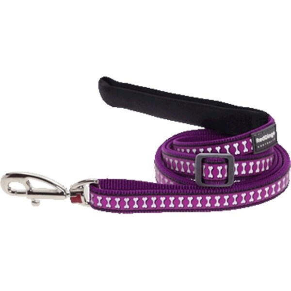 Red Dingo Red Dingo L6-RB-PU-SM Dog Lead Reflective Purple; Small - L6-RB-PU-SM