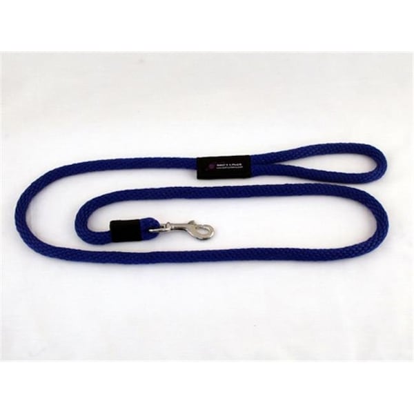 Soft Lines Soft Lines P10610ROYALBLUE Dog Snap Leash 0.37 In. Diameter By 10 Ft. - Royal Blue - P10610ROYALBLUE