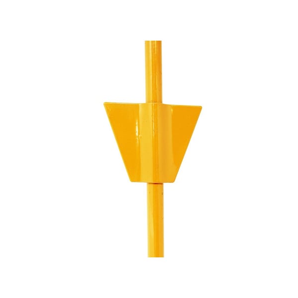 Pdq Tie Out Stake Boss Pet Yellow Dome Cast Malleable Steel Dog Large Yellow - A01310
