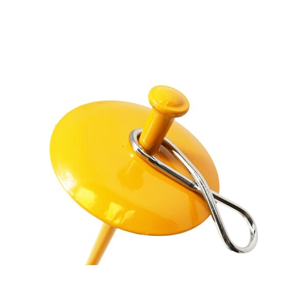 Pdq Tie Out Stake Boss Pet Yellow Dome Cast Malleable Steel Dog Large Yellow - A01310