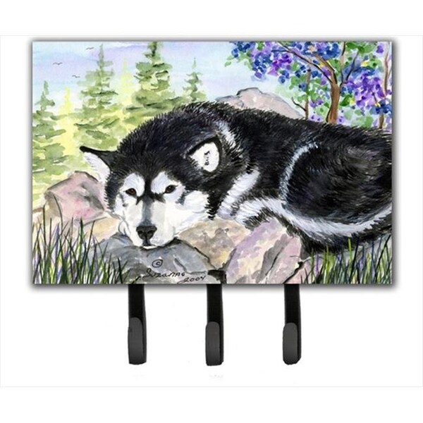 Carolines Treasures Carolines Treasures SS8062TH68 Alaskan Malamute Leash Holder Or Key Hook - SS8062TH68