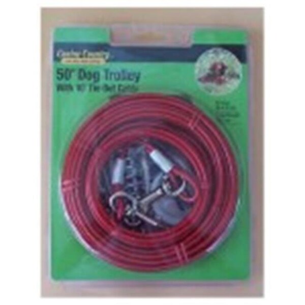 Westminster Pet Westminster Pet Products 223858 50 ft. Pet Expert Heavy Weight Dog Trolley Tie-Out Cable - 223858