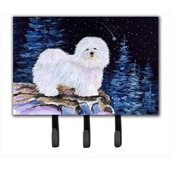 Carolines Treasures Carolines Treasures SS8437TH68 Starry Night Coton De Tulear Leash Holder Or Key Hook - SS8437TH68