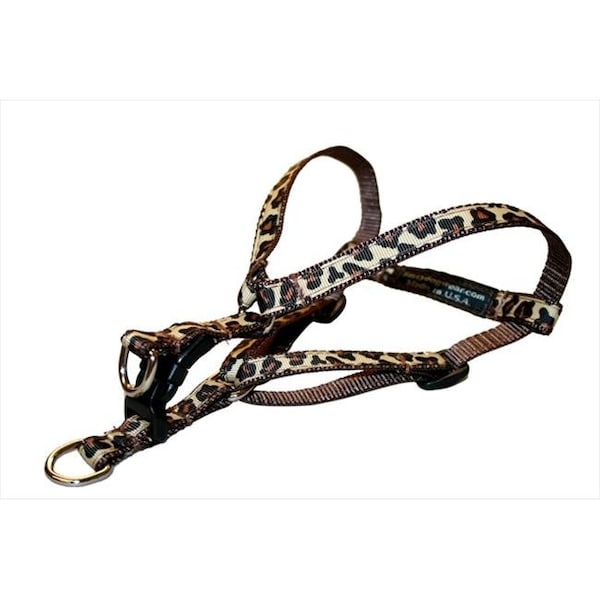 Sassy Dog Wear Sassy Dog Wear LEOPARD-NATURAL1-H Leopard Dog Harness; Natural - Extra Small - LEOPARD-NATURAL1-H