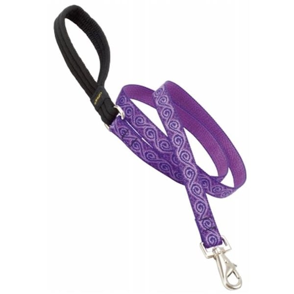 Lupine Lupine Inc .75in. X 6 Jelly Roll Design Dog Lead  96909 - 96909