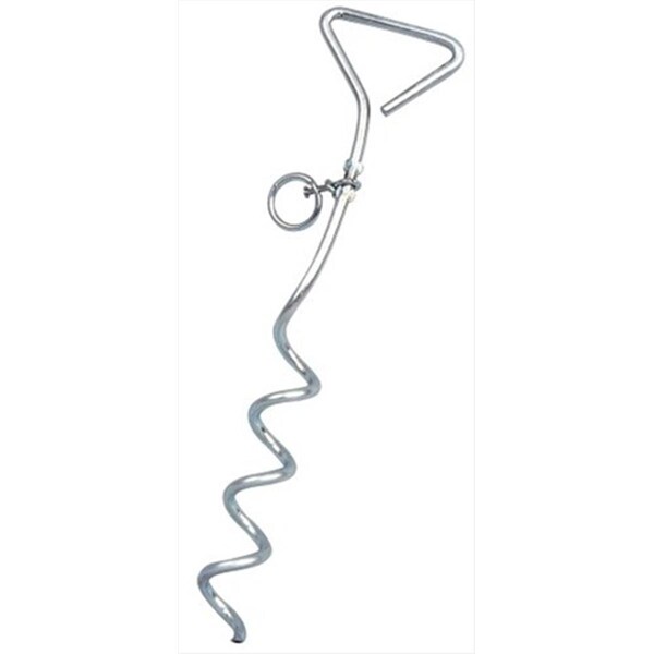 Light House Beauty 42572 Spiral Anchor Tie-Out With Ring - LI1590782