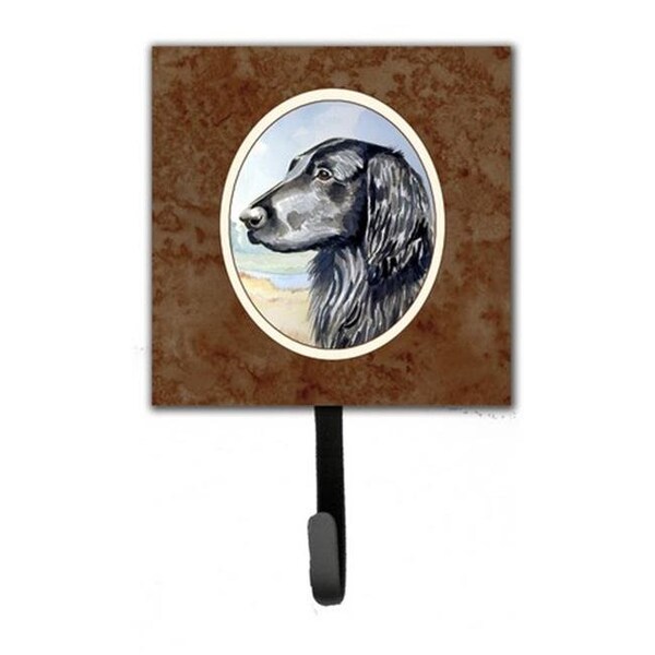Jensendistributionservices Flat Coated Retriever Leash or Key Holder; 6 x 1.25 x 4.25 in. - MI220826