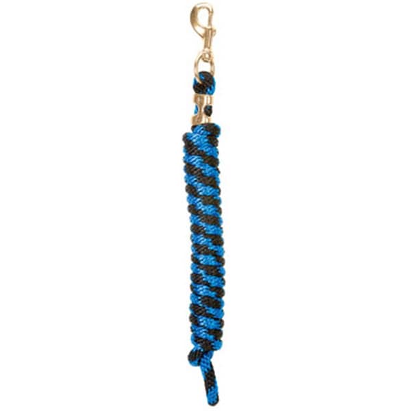 Daretocare 35-2100-T24 10 ft. Poly Lead Rope - Blue & Black - DA2670878
