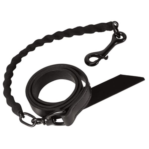 Daretocare 80-1008-BK Kirk Stierwalt Signature Series Covered Chain Cattle Lead - DA2484658