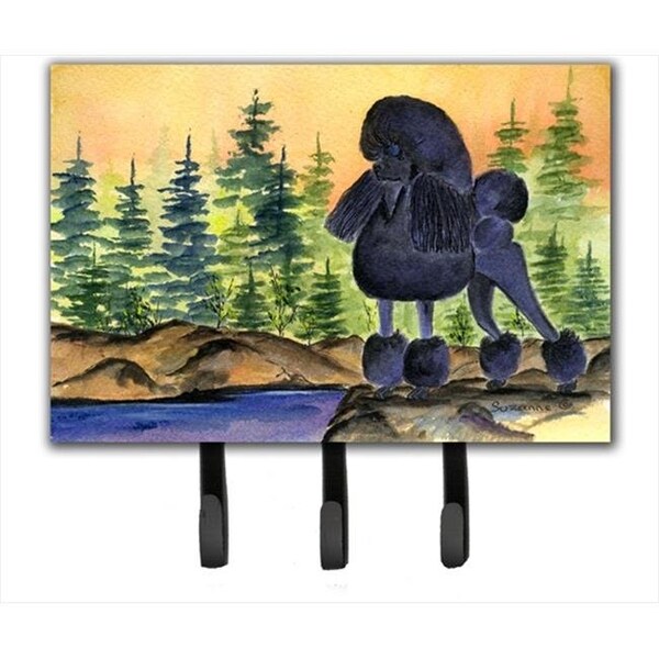 Carolines Treasures Carolines Treasures SS8196TH68 Poodle Leash Holder or Key Hook - SS8196TH68