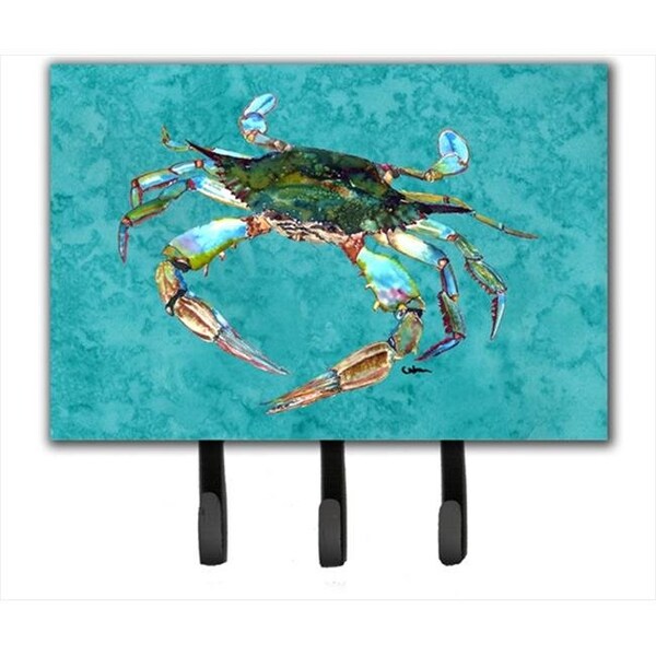Carolines Treasures Carolines Treasures 8657TH68 6 x 9 In. Crab Leash or Key Holder - 8657TH68
