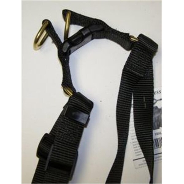 Followerseguidor No.19LBK Step-In Harness Nylon - Black - Size Large 22-33in - FO3187286