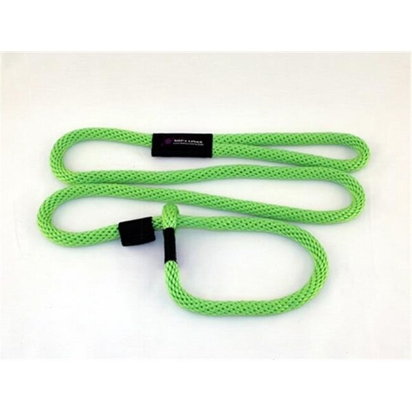 Soft Lines Soft Lines P21006LIMEGREEN Dog Slip Leash 0.62 In. Diameter By 6 Ft. - Lime Green - P21006LIMEGREEN