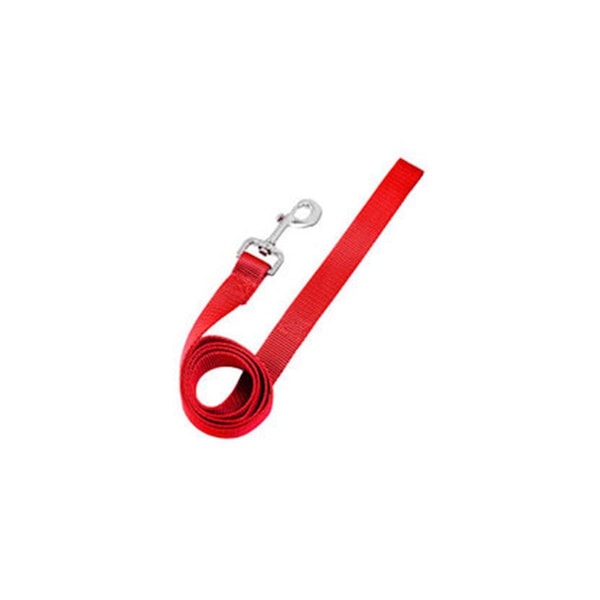 Reincarnation 0.62 x 48 in. Adjustable Nylon Dog Lead, Red - RE270148