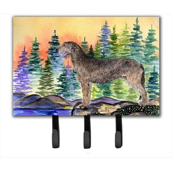Carolines Treasures Carolines Treasures SS8205TH68 Irish Wolfhound Leash Holder Or Key Hook - SS8205TH68