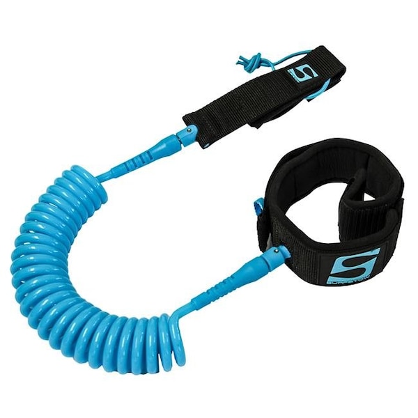 Surfstow SurfStow 50125 Surfstow Sup Leash Coiled Calf; Seafoam - 10 ft. - 50125