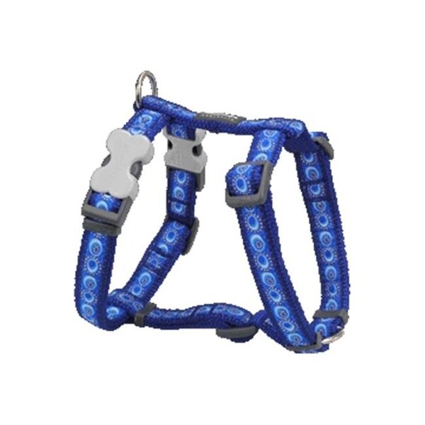 Red Dingo Red Dingo DH-CO-DB-SM Dog Harness Design Cosmos Dark Blue; Small - DH-CO-DB-SM