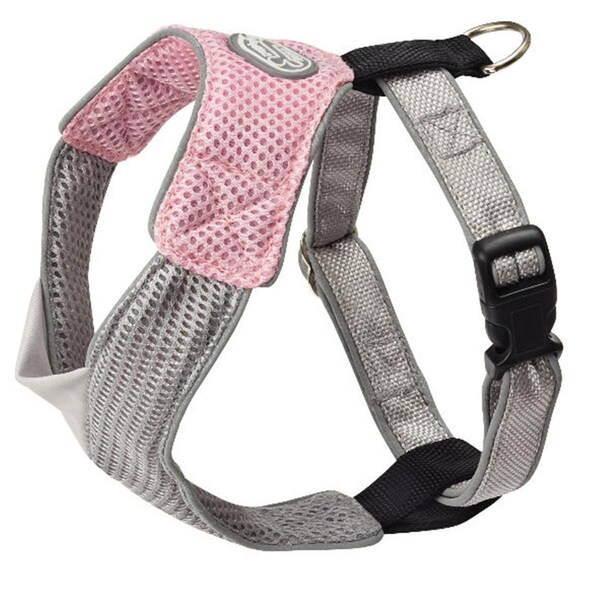 Personagrata V Mesh Harness - Pink-Gray - Medium - PE2941047
