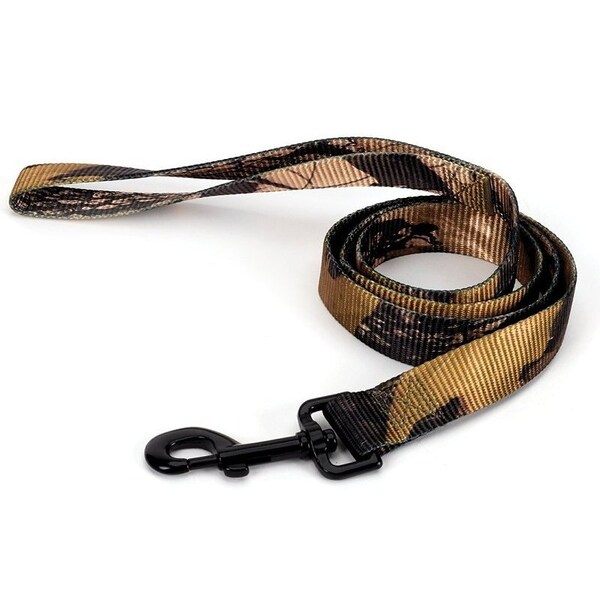 Guardian Gear Hunting Lead, 48 in L, 1 in W, Nylon Line, Camo, Fastening Method: Spring Snap, M, L Breed - 2950097