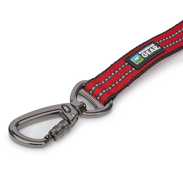 Guardian Gear Reflective Dog Leash, 6 ft L, Nylon Line, Red, Fastening Method: Snap - ZA5172 06 83
