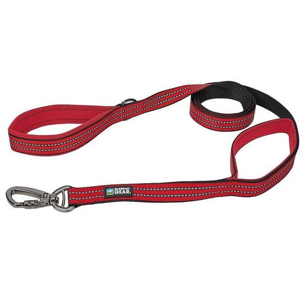 Guardian Gear Reflective Dog Leash, 6 ft L, Nylon Line, Red, Fastening Method: Snap - ZA5172 06 83