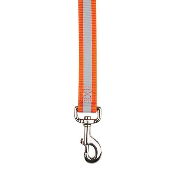 Pamperedpets Guardian Gear Reflective Ld 4 Ft x .62 In Orange - PA3111777