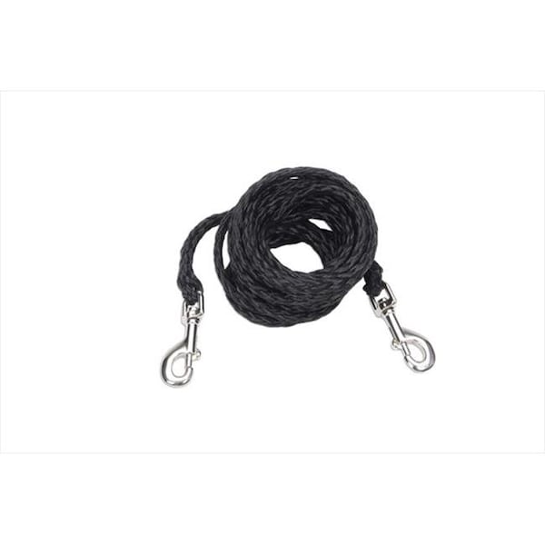 Coastal Pet Coastal Pet Products 769050 3-8X20 Big Dog Poly Tieout Black - 769050