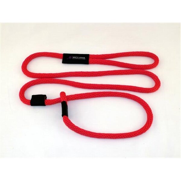 Soft Lines Soft Lines P21010RED Dog Slip Leash 0.62 In. Diameter By 10 Ft. - Red - P21010RED