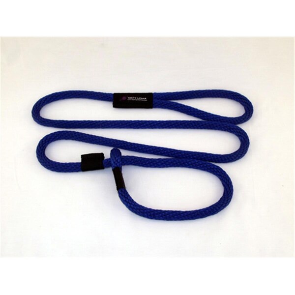 Soft Lines Dog Slip Leash 0.62 In. Diameter By 8 Ft. - Royal Blue - SO456397